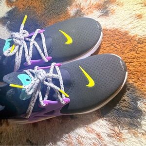 Men’s  Black and Yellow Athletic Shoes